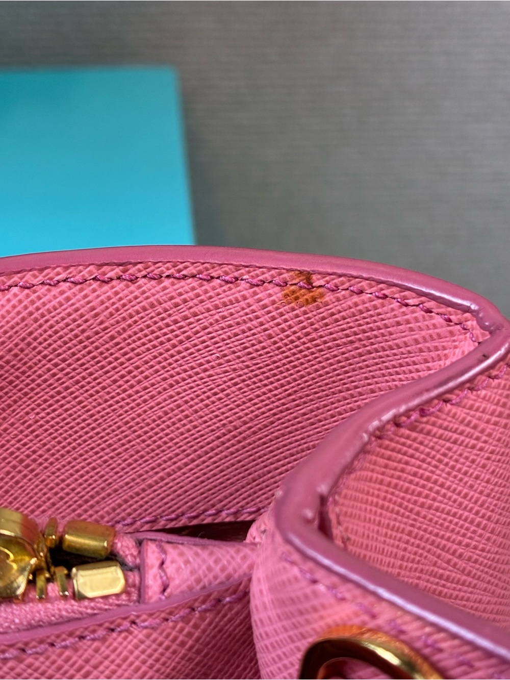 Prada Light Pink Saffiano Leather Galleria Tote - Pristine Pre-Loved Condition - Picture 14 of 15